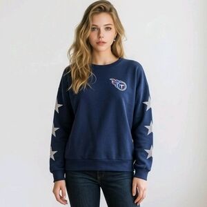 Tennessee Titans Gameday Couture Rhinestone Stars Sweatshirt